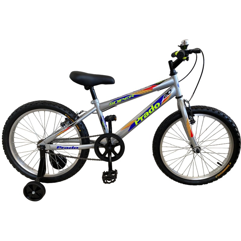 Bicyclette Enfant PRADO SNIPER 6020-PG 20'' Pour Garçon - Gris