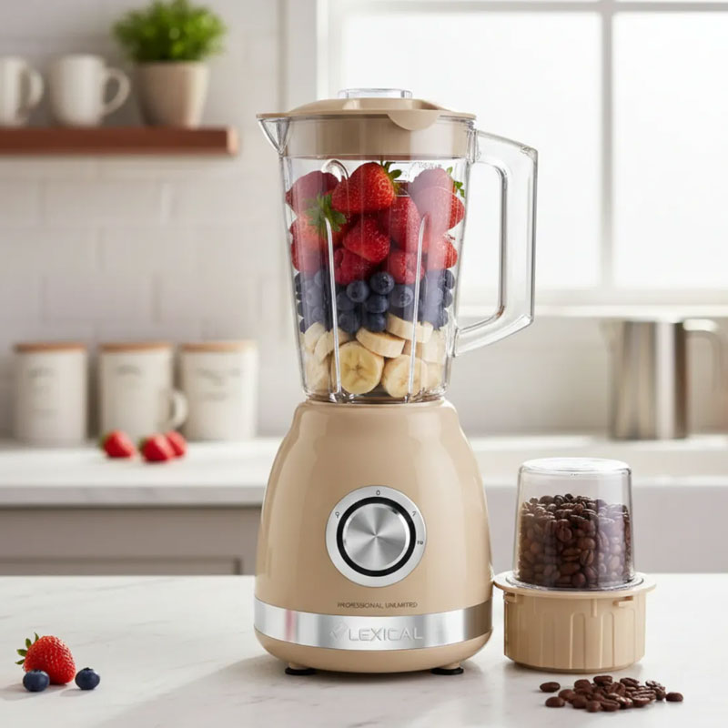 Blender 2EN1 LEXICAL LBL-1522-7-V 500W 1.8 Litres - Vert - Image 3