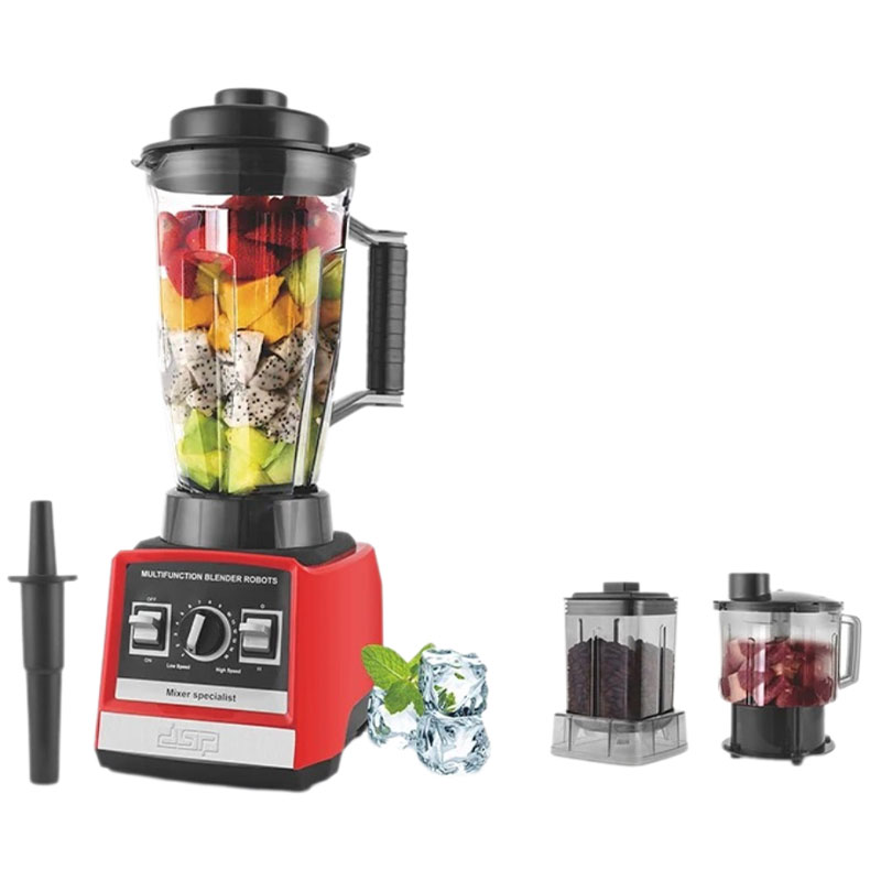 Blender Multifonctions DSP 3En1 1800W 3L Rouge, Photo boutique MyTek chez MyTek