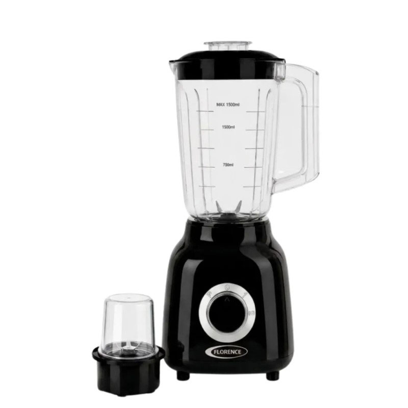 Blender 2en1 FLORENCE R-2822 1000W 1.5L Avec Moulin - Noir