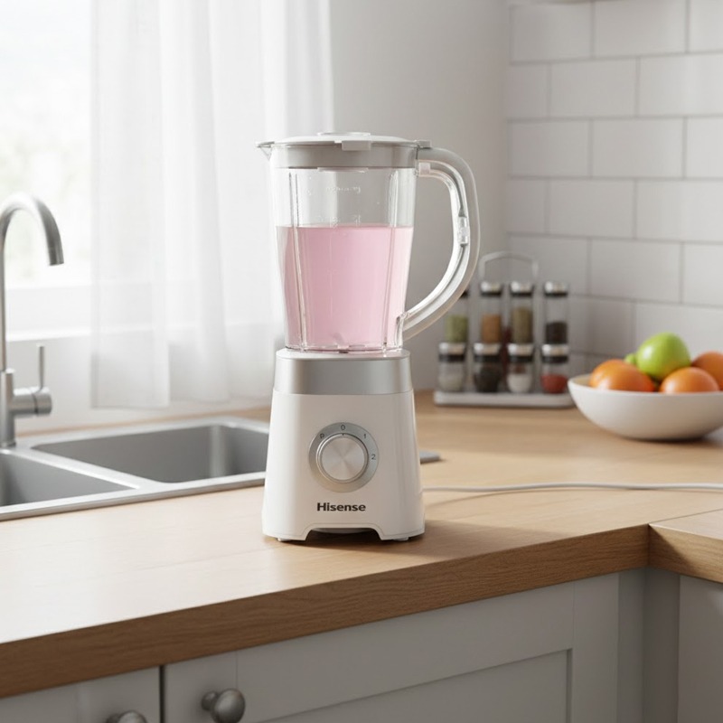 Blender HISENSE H15TBWES2A 1.5 Litres 500W - Blanc&Inox - Image 2