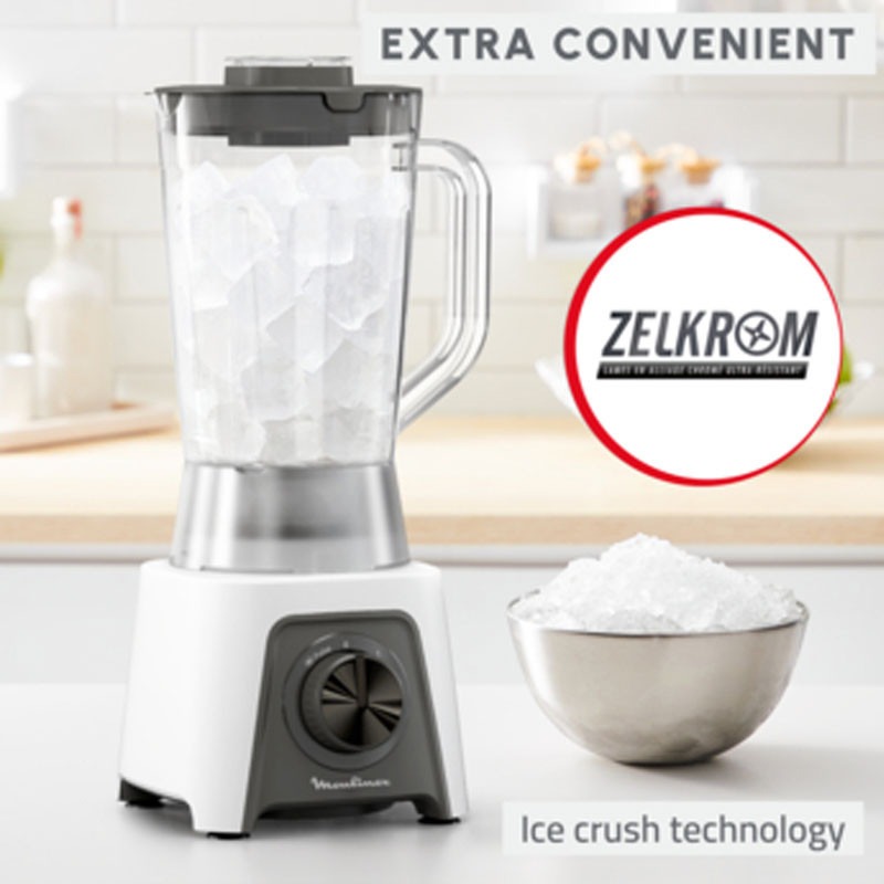 Blender MOULINEX LM2C0110 450 Watts - Blanc - Image 4