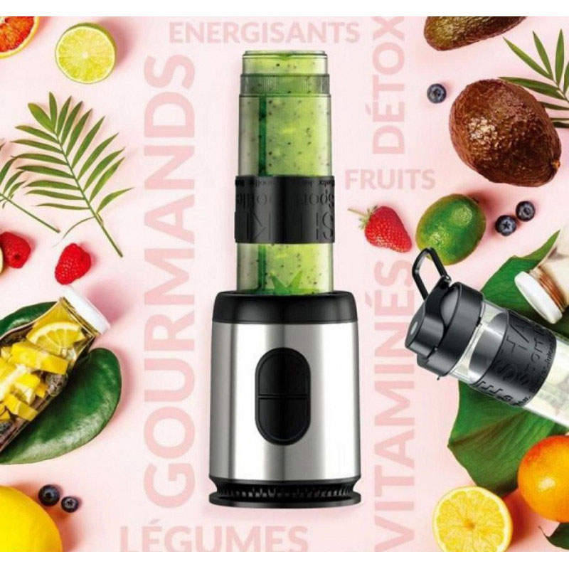 Blender Sport FAGOR FG2241 Pour Smoothie 570ml – Chrome - Image 4