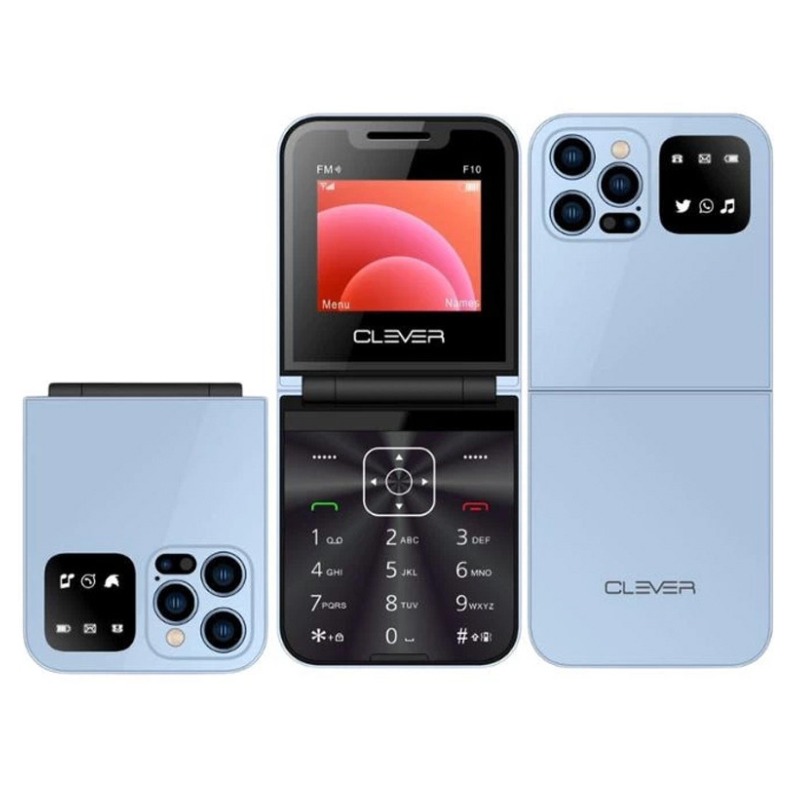 Téléphone Portable Clever F10 - Bleu - Image 2