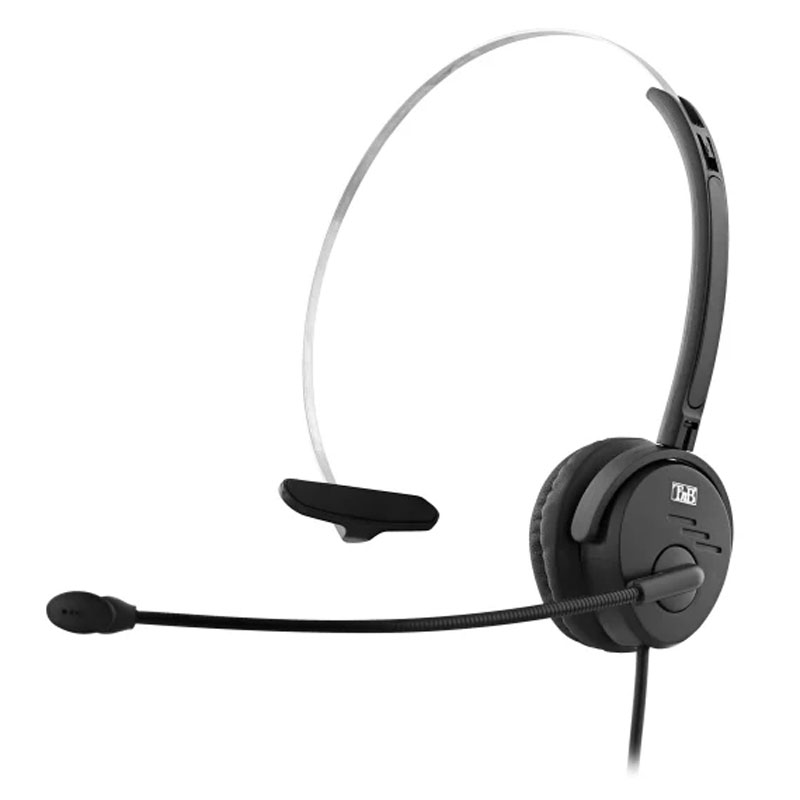 T'nB BLHSMONO écouteur/casque Avec fil Arceau USB Type-A Noir, Photo boutique MyTek chez MyTek