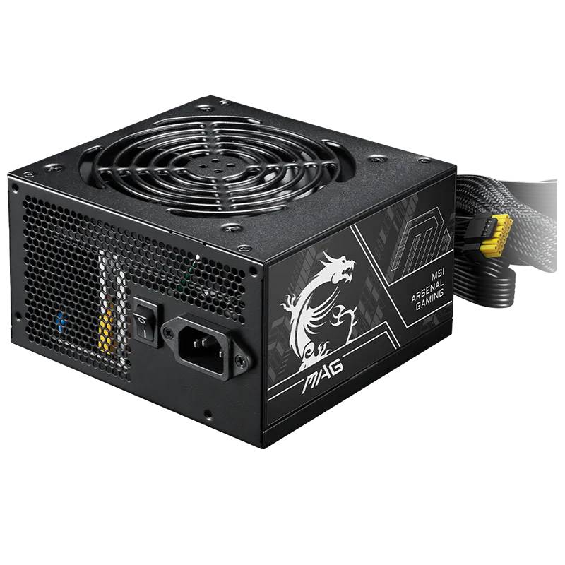 Bloc D'Alimentation Gamer MSI MAG A750BN PCIE5 II 80+Bronze - Noir