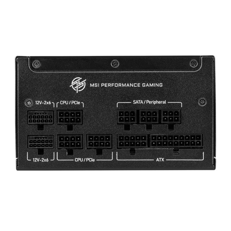 Bloc D'Alimentation Gamer MSI MPG A850GS PCIE5 850W 80+Gold - Noir - Image 4