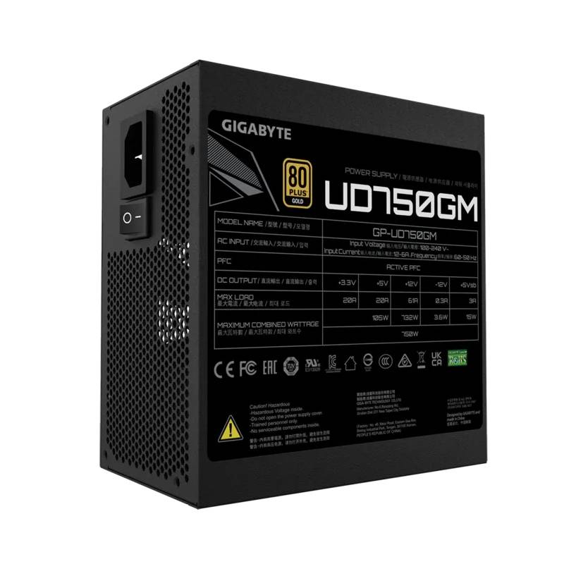 Bloc d'alimentation GIGABYTE UD750GM 750W 80+GOLD  - Image 3
