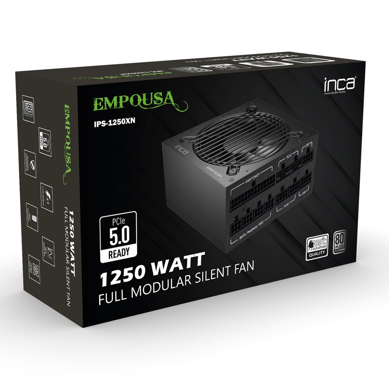 Bloc D'Alimentation INCA IPS-1250XN 1250W 80+PLATINUIM - Image 6