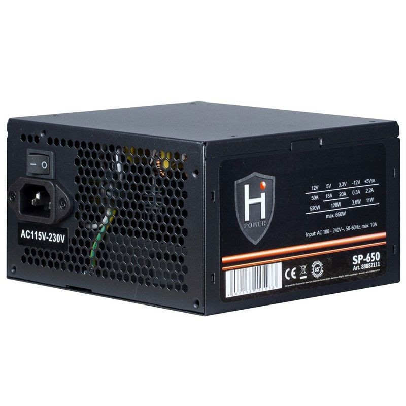 Bloc d'alimentation INTER-TECH HIPOWER SP-650 ATX 12V - Image 2