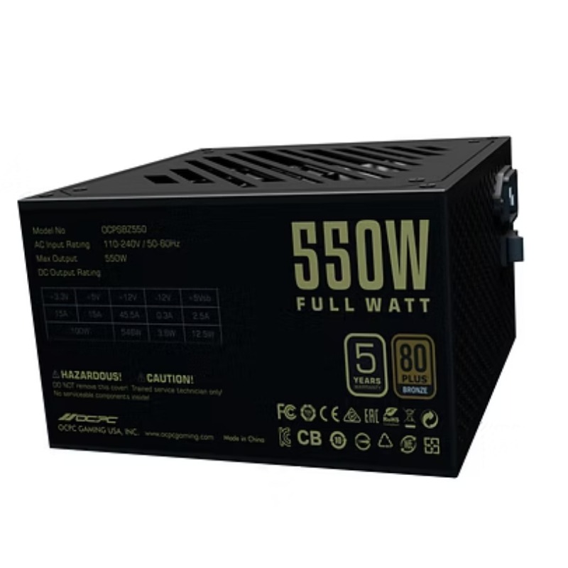 Bloc D'Alimentation OCPC BZ550 550W Bronze 80+ - Image 3