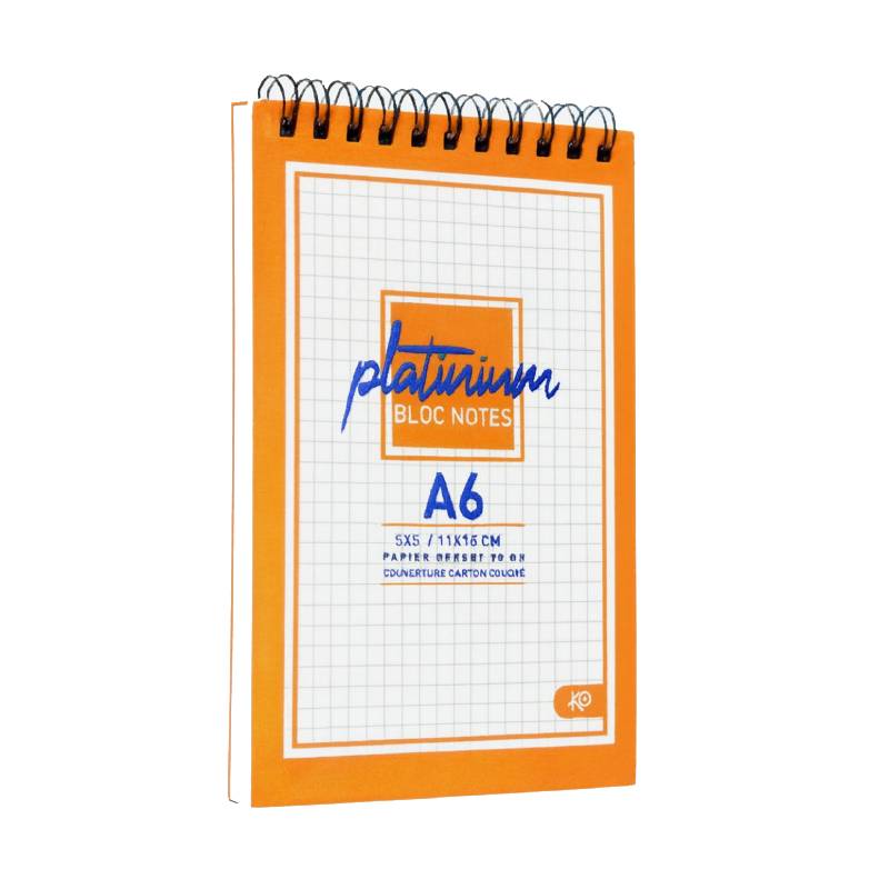 Bloc Note Wiro KO Platinum 11 x 16 cm 70 Gr - Image 2