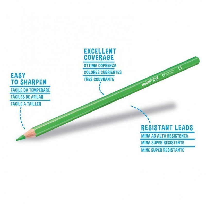 Boîte de 18 Crayons de couleur CARIOCA Tita - Image 2