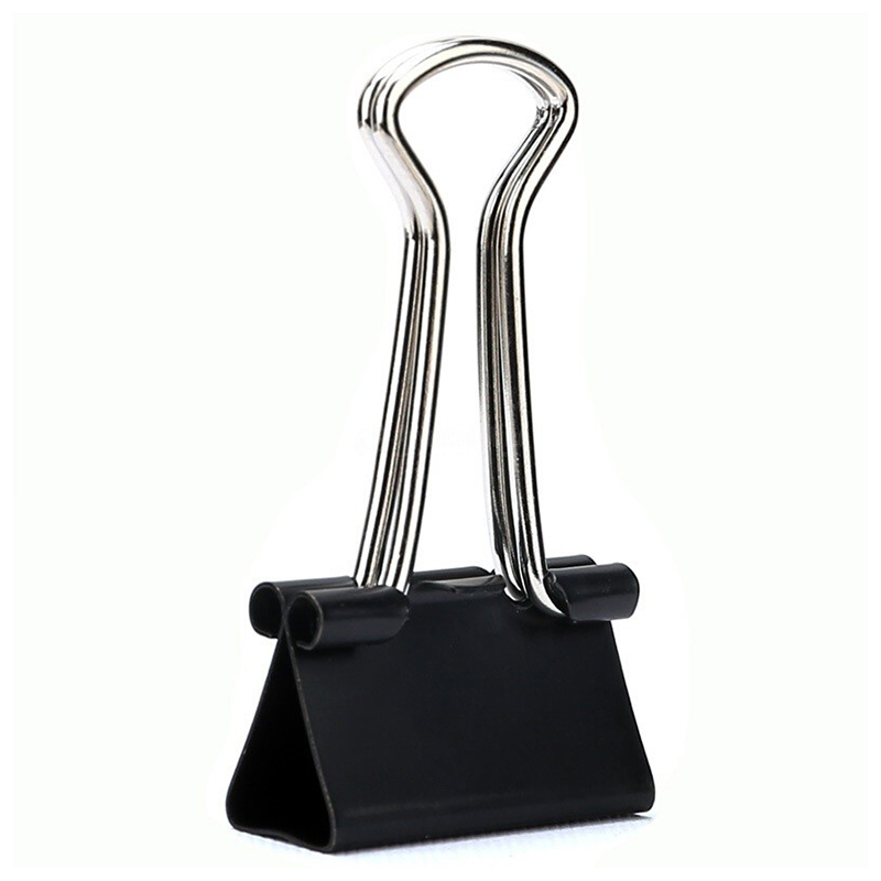 Boîte de 40 Pinces Binder Clips 19mm - Noir  - Image 2