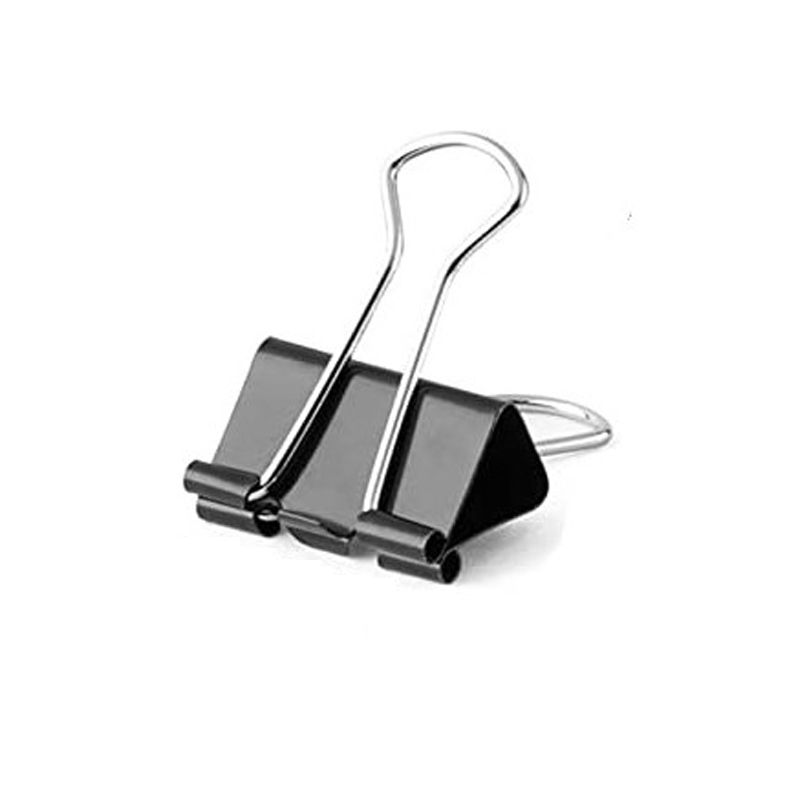 Boîte de 12 Pinces Binder Clips 25mm - Noir 