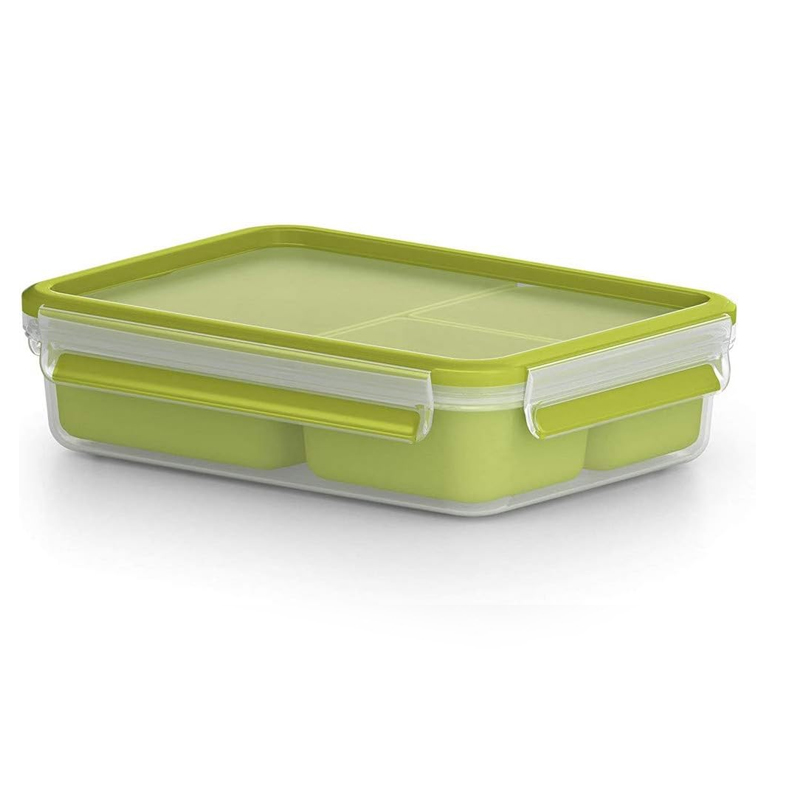 Boîte Snack TEFAL Masterseal To Go De 3 Compartiments - Vert, Photo boutique MyTek chez MyTek