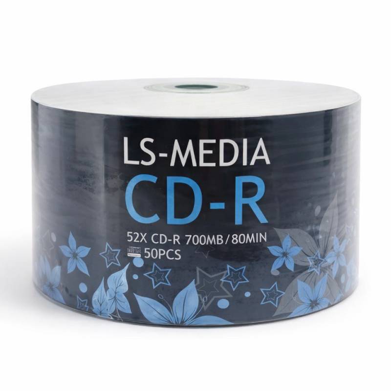 Bobine de 50 Pieces LS MEDIA CD-R 52X 700 Mo