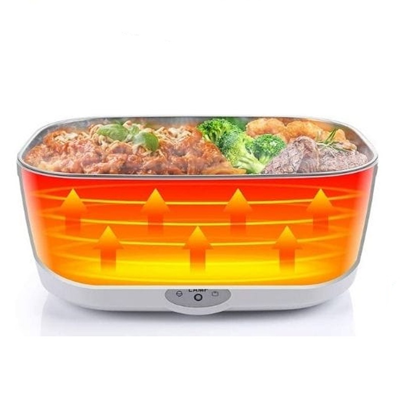 Boîte à Déjeuner Chauffante Électrique 40W JC264-B - Rose - Image 3