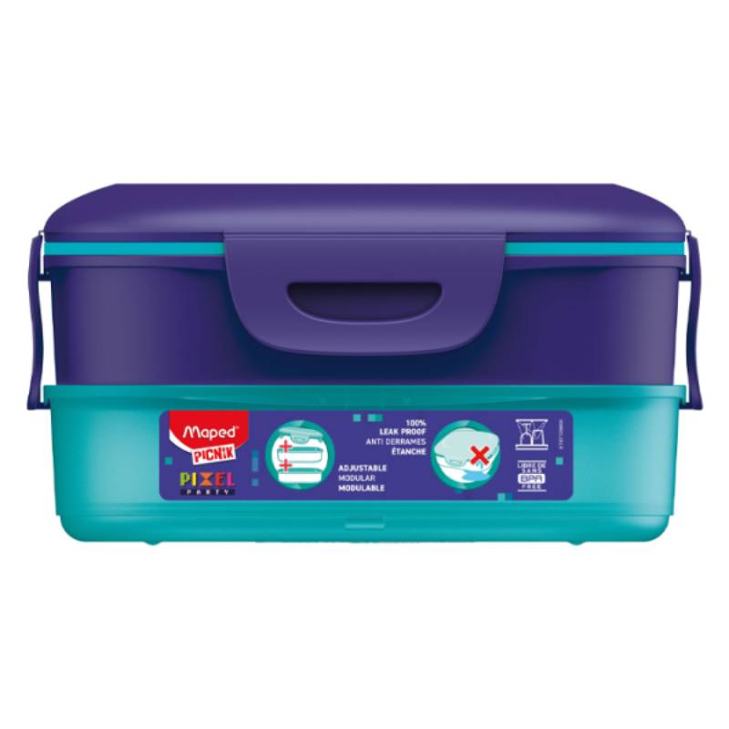 Boîte à Déjeuner MAPED Origine 2 compartiments 1.4 L 871098 Pixel - Image 2