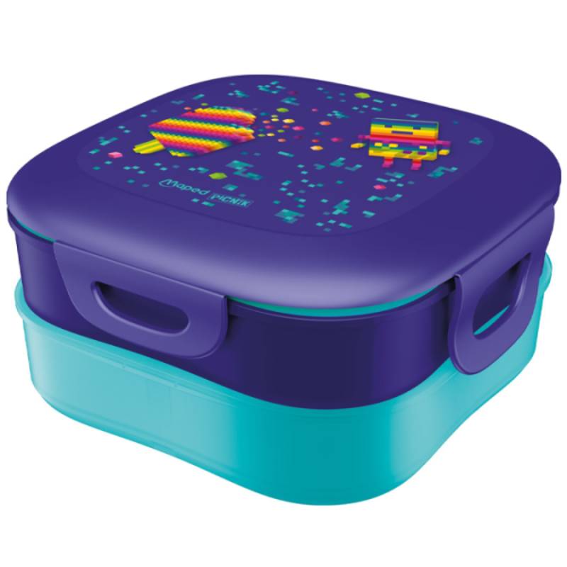 Boîte à Déjeuner MAPED Origine 2 compartiments 1.4 L 871098 Pixel