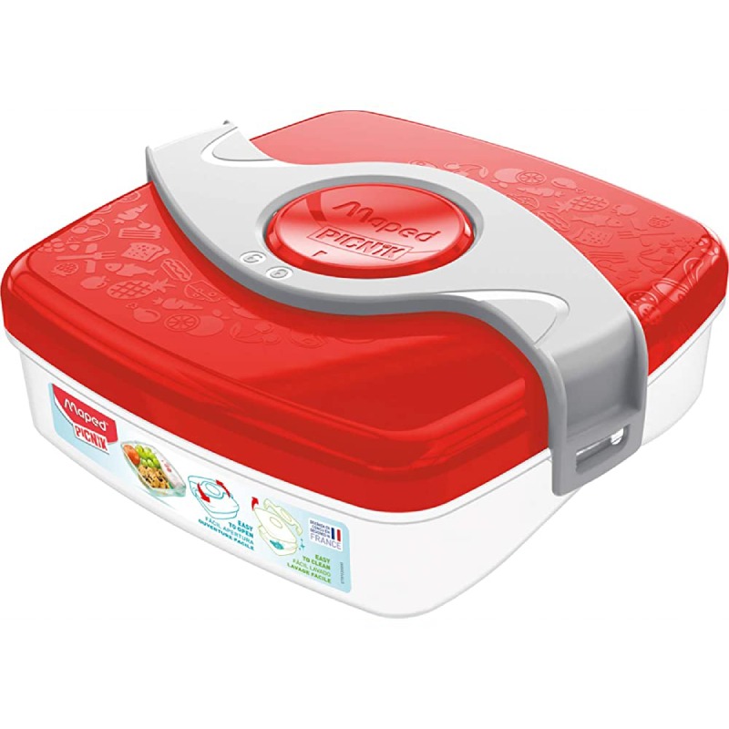 Boîte à Déjeuner MAPED Origine Pour Enfants - Rouge 