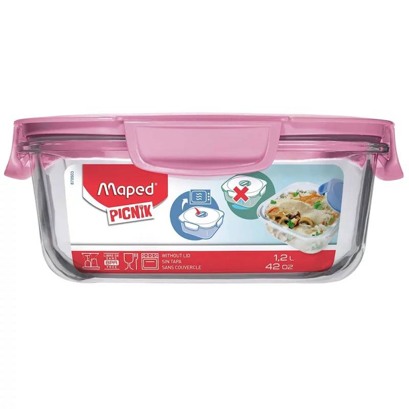 Boîte à Déjeuner Verre Maped Adult Rose - 870501 - Image 2