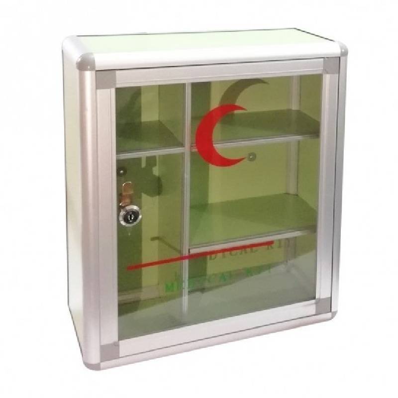 Boîte à pharmacie Murale en Aluminium - 5 Compartiments