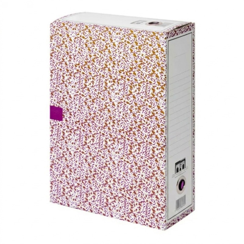 Boîte D'Archives RIBAT Z 10 à Bouton -Violet  