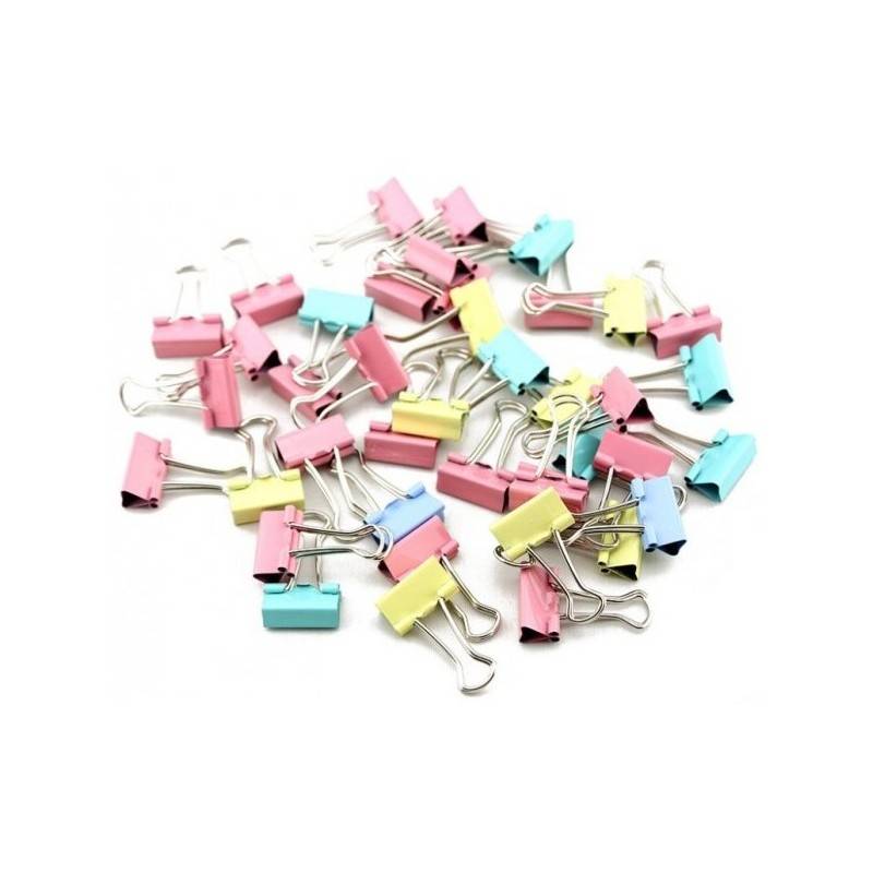 Boîte De 40 Clips 19 mm Couleur - 19C - Image 2
