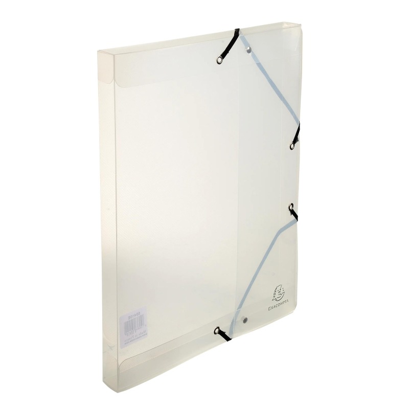 Boîte De Classement EXACOMPTA Dos 25 mm A Élastiques - Blanc