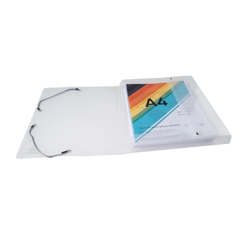 Boîte De Classement EXACOMPTA Dos 25 mm A Élastiques - Blanc - Image 2