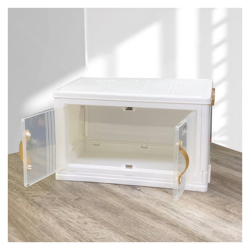 Boîte De Rangement SOFPINCE Pliable en Plastique - Blanc - Image 3