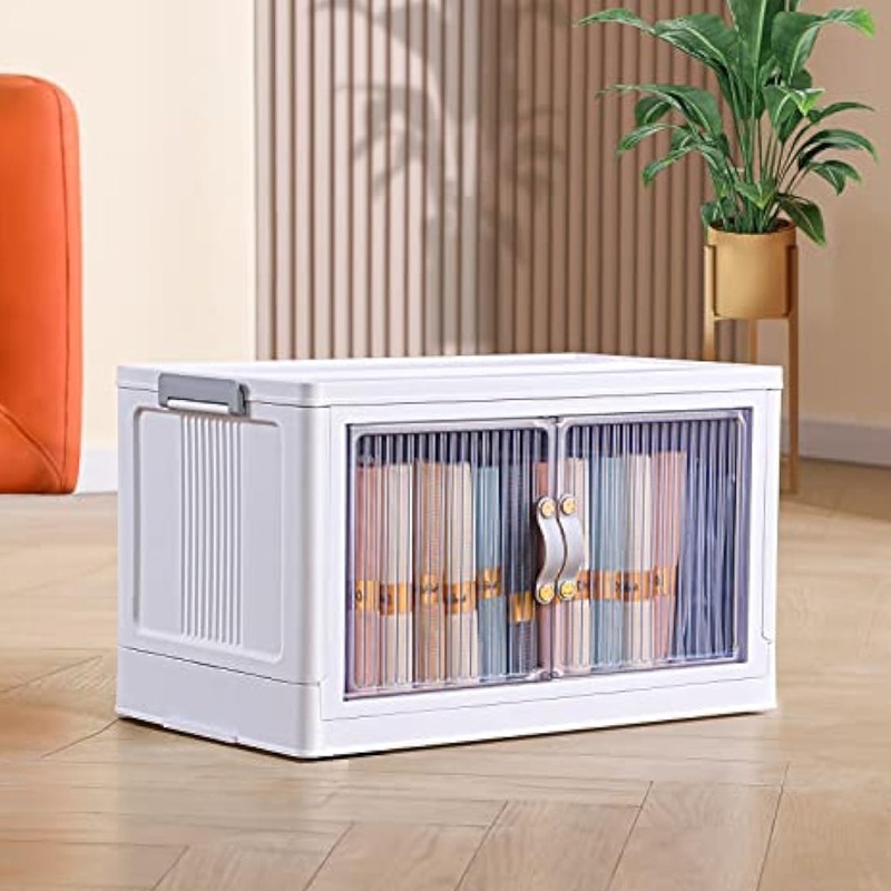 Boîte De Rangement SOFPINCE Pliable en Plastique - Blanc - Image 4