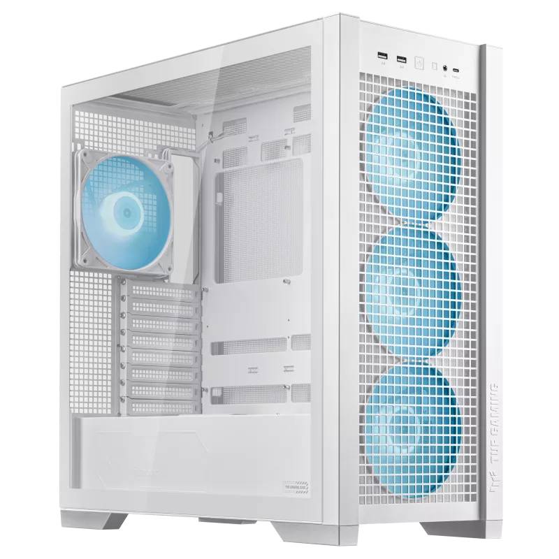 Boîtier ASUS TUF Gaming GT302 ARGB - Blanc - Image 2