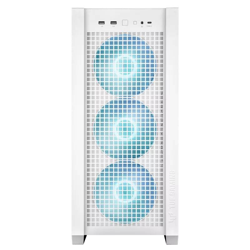Boîtier ASUS TUF Gaming GT302 ARGB - Blanc - Image 3