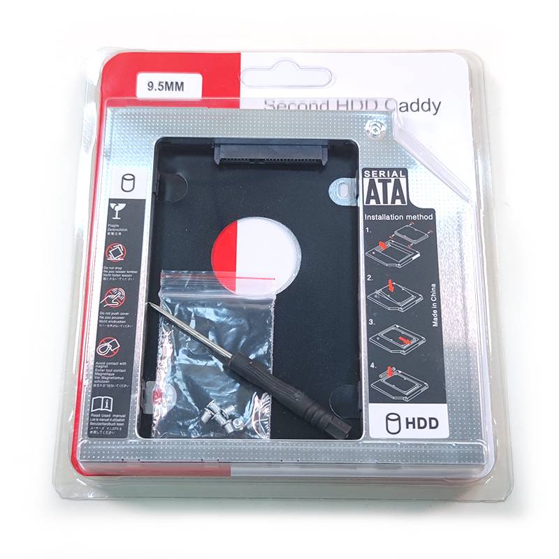 Boitier Disque Dur 2.5" Pour Pc Portable Slim 9.5 mm - Noir - Image 5