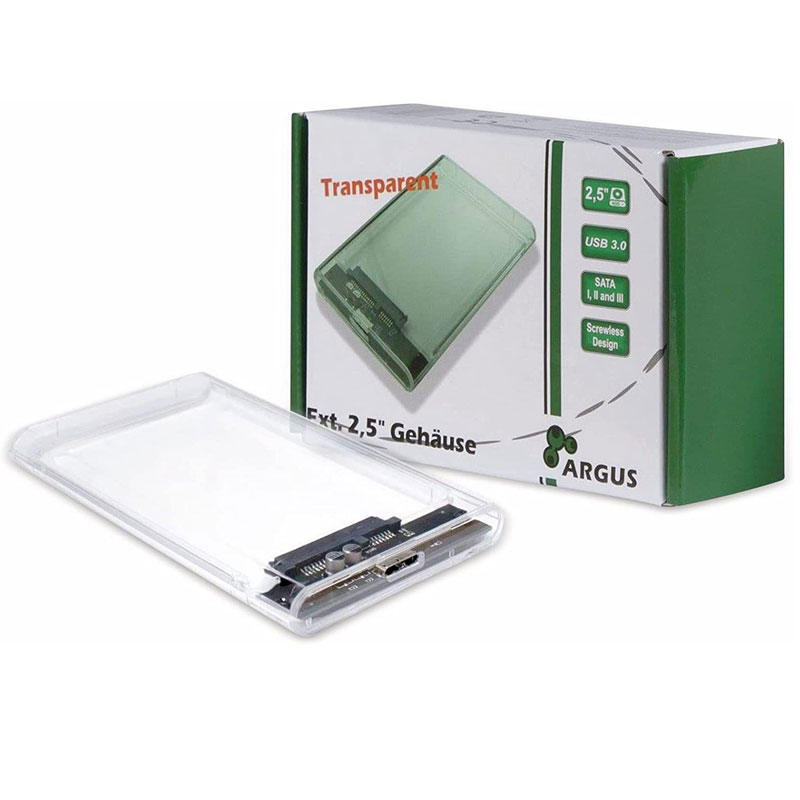 Boitier Externe ARGUS GD-25000 2.5" - Transparent