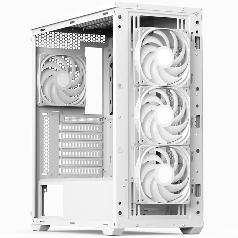 Boîtier Gamer AEROCOOL D501A ARGB - Blanc - Image 2