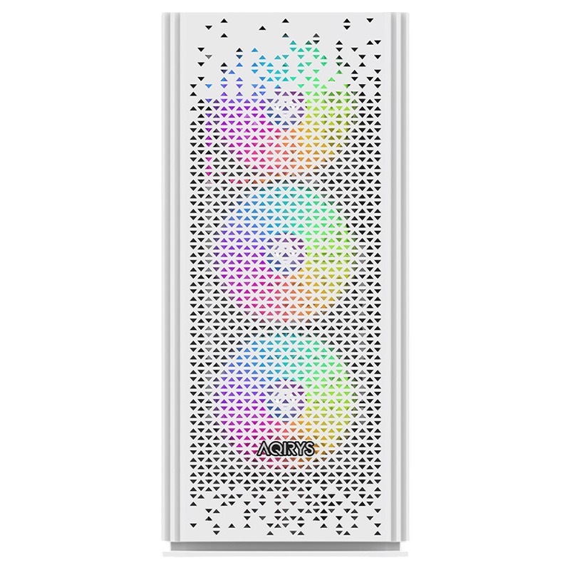 Boitier Gamer AQIRYS GACRUX Moyen Tour 4 Fans RGB - Blanc - Image 3