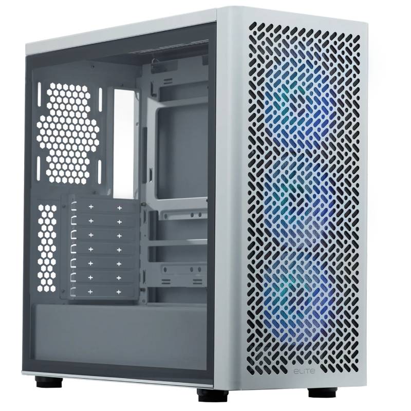Boîtier Gamer COOLER MASTER Elite 502 - Blanc