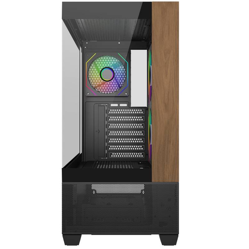 Boîtier Gamer COOLER MASTER Elite 690 Bois - Noir - Image 3