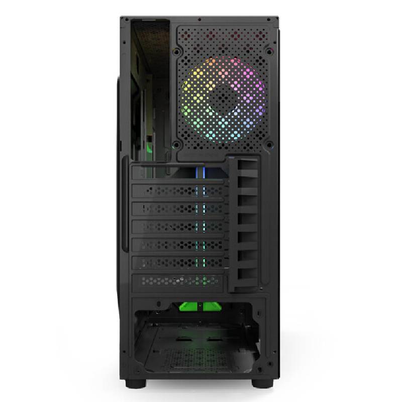 Boitier Gamer NJOY ANIL Moyen Tour 1 Fan RGB - Noir  - Image 5