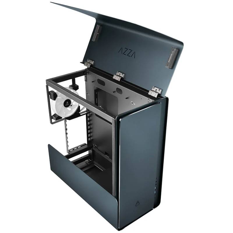 Boîtier Pc Gamer AZZA CAST CSAZ-808B-M - Noir - Image 6