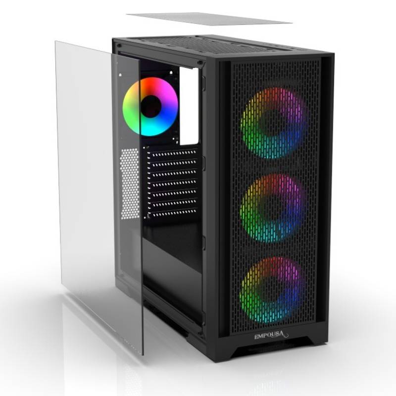 Boîtier Pc Gamer INCA EMG-17XB - Noir - Image 5