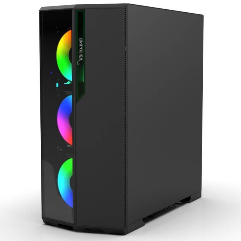 Boîtier Pc Gamer INCA EMG-17XN - Noir - Image 2