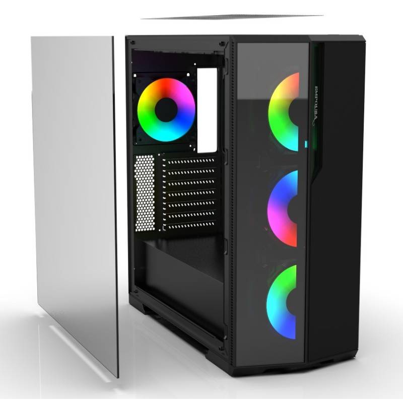 Boîtier Pc Gamer INCA EMG-17XN - Noir - Image 5