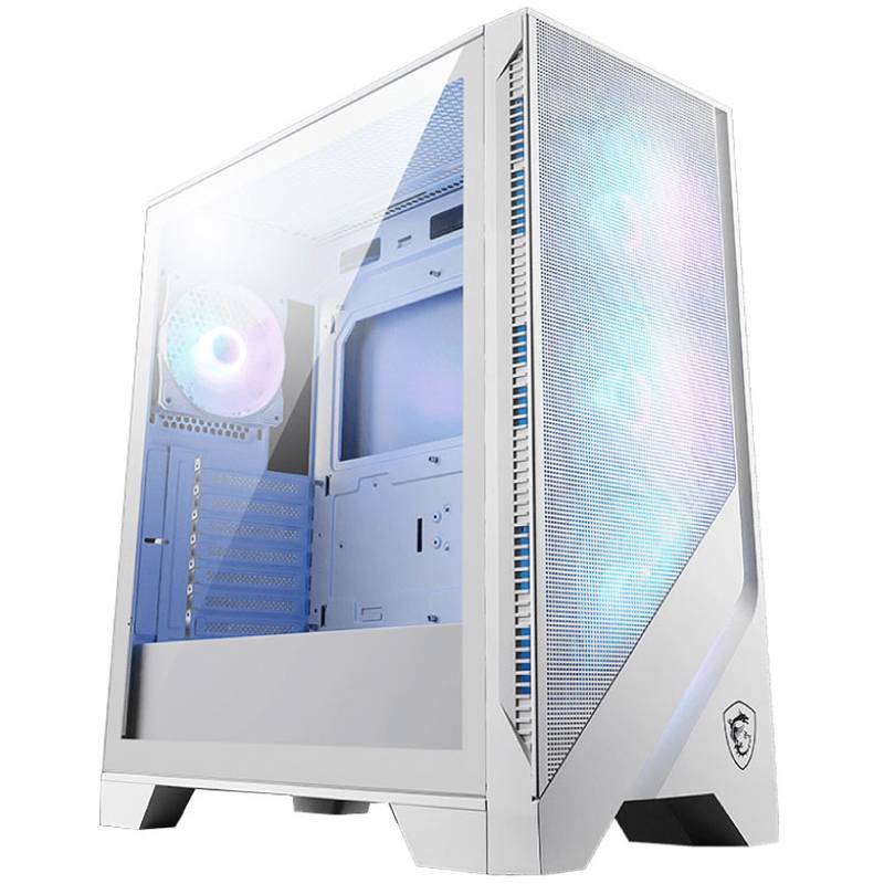 Boîtier PC Gamer MSI MAG FORGE 320R AIRFLOW - Blanc, Photo boutique MyTek chez MyTek
