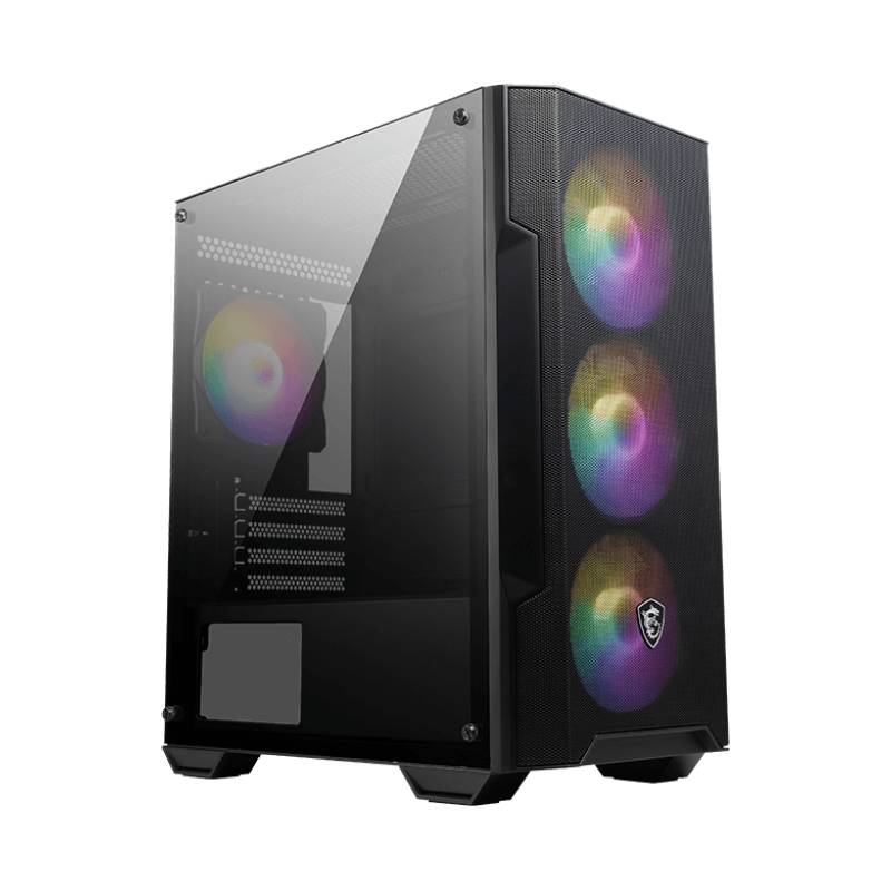 Boîtier PC Gamer MSI MAG FORGE M100A Micro-ATX RGB - Noir