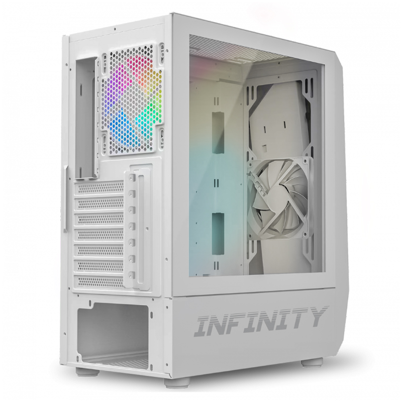 Boîtier PC Gamer SPIRIT OF GAMER Infinity Artic ARGB - Blanc - Image 4