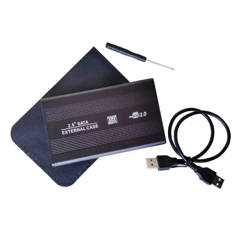 Boitier Pour Disque Dur Externe 2.5" USB 2.0 - Noir (81003) - Image 2